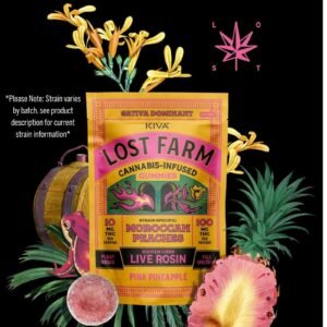 Pink Pineapple X Super Boof Live Rosin Gummies | Lost Farm