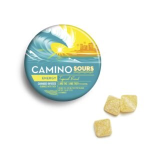 Sour Tropical Burst “Energy” Gummies 1:1 THC:THCV w/ Caffeine | Camino